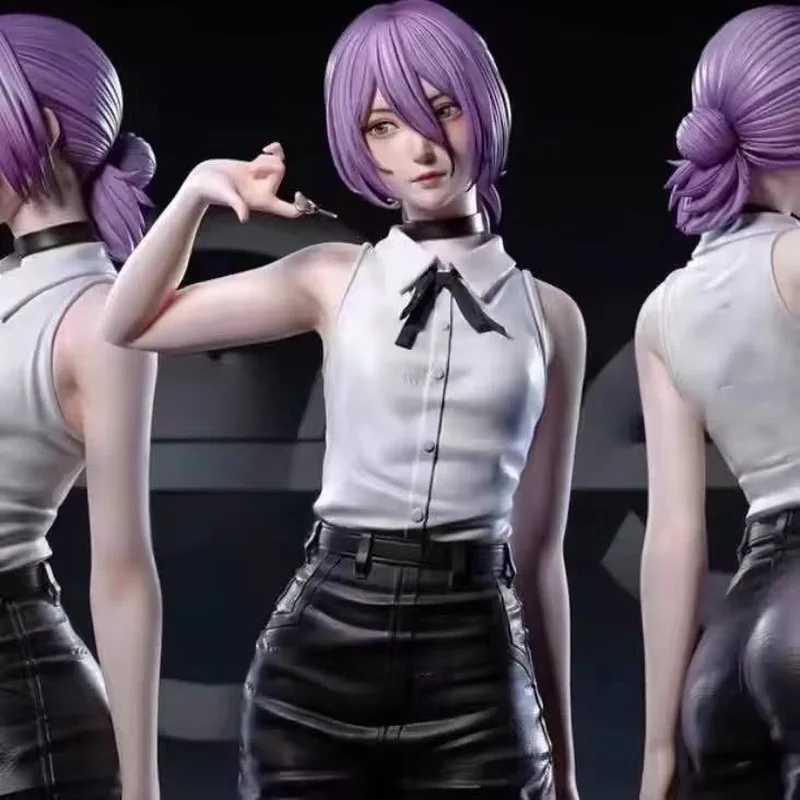 

New In Stock Chain Saw Man: Rei The Double-Headed Statue Of A Beautiful Girl Demon Action Figure Wholesale Boxed Model