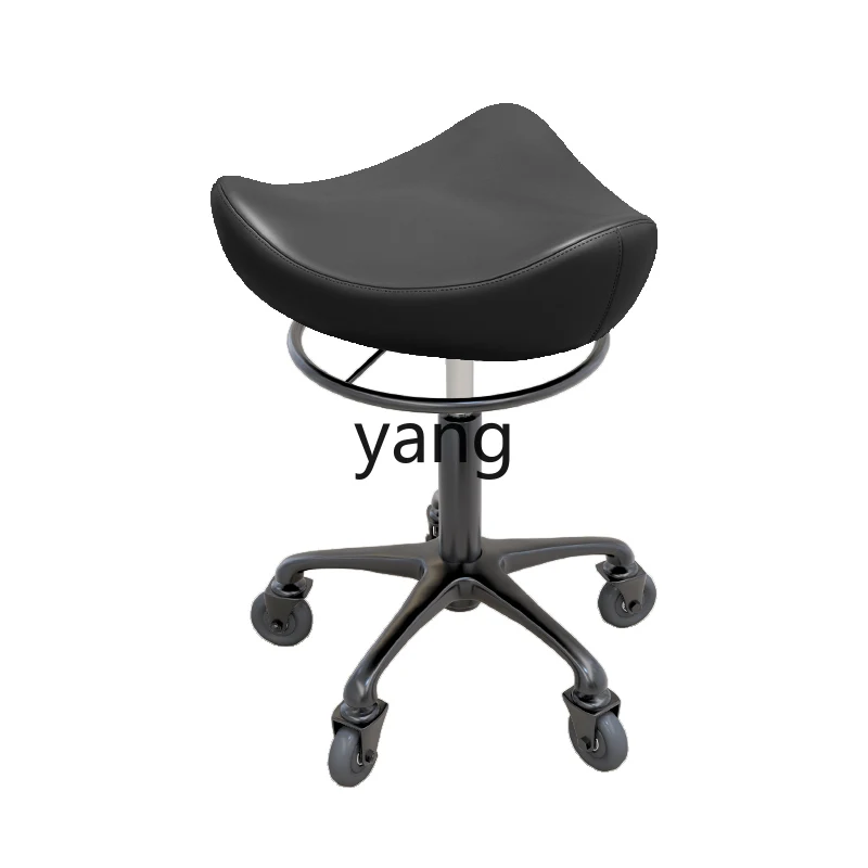 

Yjq lifting round stool rotating pulley barber shop makeup hair salon special nail beauty stool