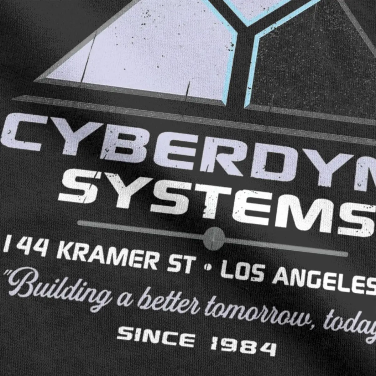 Vintage Cyberdyne Systems T-Shirt for Men Round Neck Pure Cotton T Shirts Short Sleeve Tee Shirt Graphic Clothes