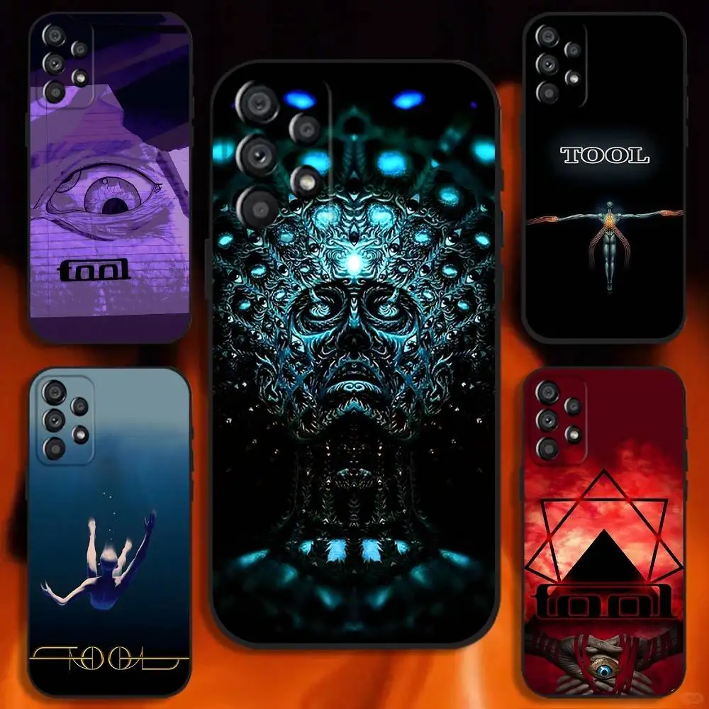 

Band Tool Schism Phone Case For Samsung Galaxy A20,A21s,A22,A31,A32,A52,A53,A72,73,A80 Soft Black Cover