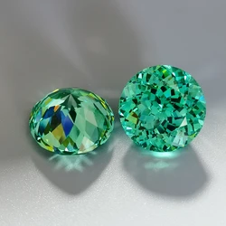 12mm 13mm Paraiba tourmaline Starry sky cut fashion rarity round shape beads fancy vivid stones for jewelry making CZ DIY