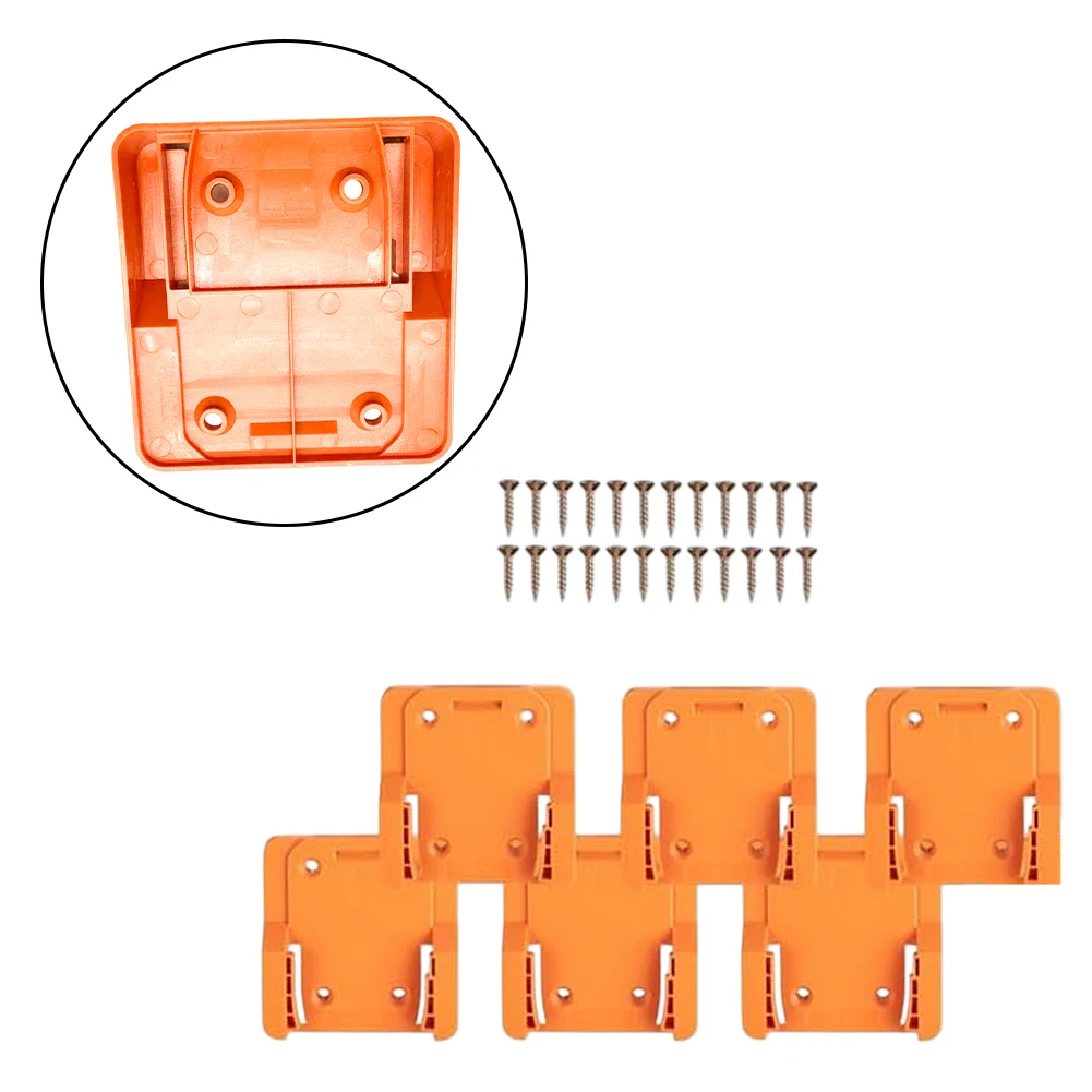 Battery Holder Battery Wall Mount Battery Storage For RIDGID For AEG 18V Battery And For RIDGID 18V Li-ion Tools Power Tool