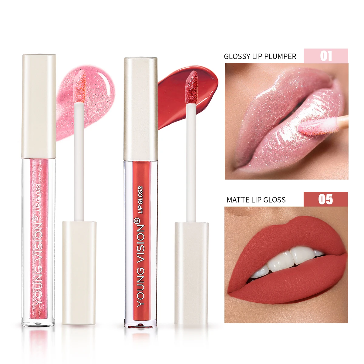 Single velvet lip gloss is not easy to stick to cups. Dudu lip gloss liquid lipstick is available in 6 colors