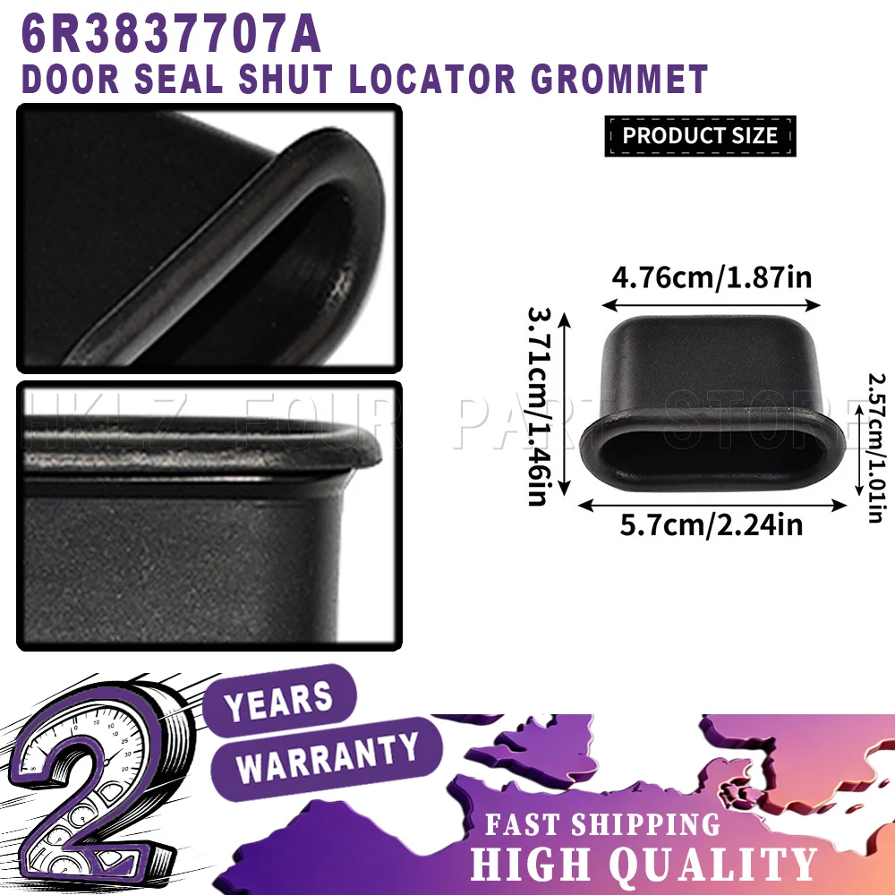 New Easy Installation car accessories For VW Polo UP! Seat Mii Skoda Citigo Lower door locating pin seal shut Locator grommet