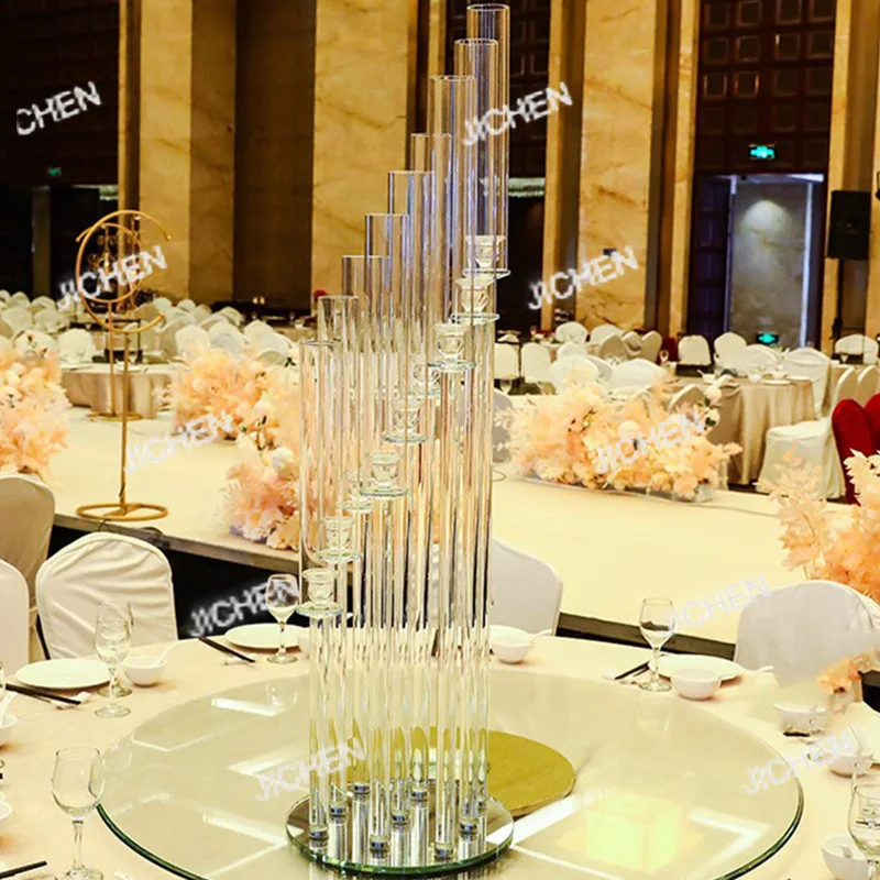 

Хрустальный подсвечник для дома, отеля, ужина, свадьбы, украшение стола, стекло