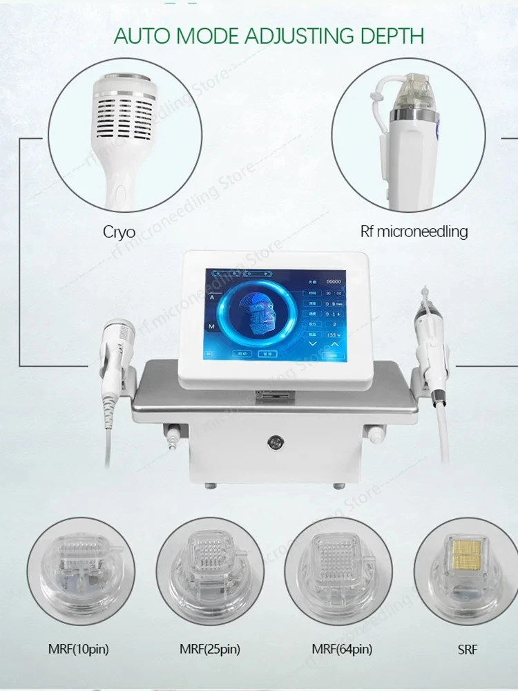 

Upgrade RF score with cold hammer facial lift and firmness, remove acne scars and stretch marks, suitable for salons and familie