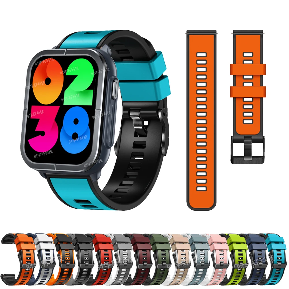 For Mibro C3 Smartwatch Band 20mm 22mm Bracelet Silicone Correa Strap For Mibro Watch C2 T2/A1 A2/X1/Lite2/Color Sport Watchband