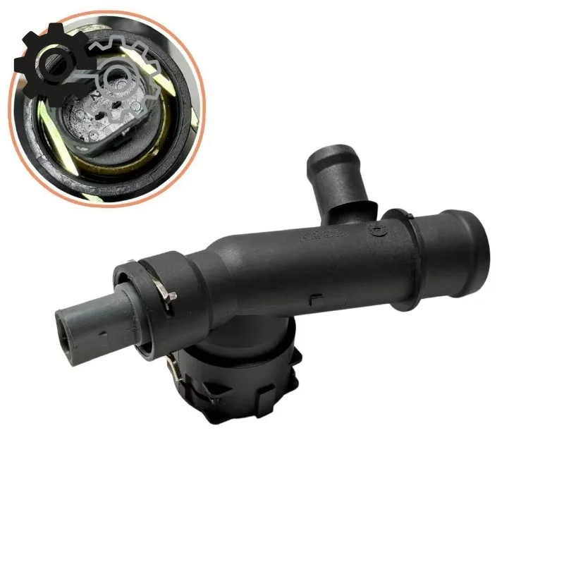 5Q0122291BG Sensor-equipped Coolant Connector for Audi Seat Golf