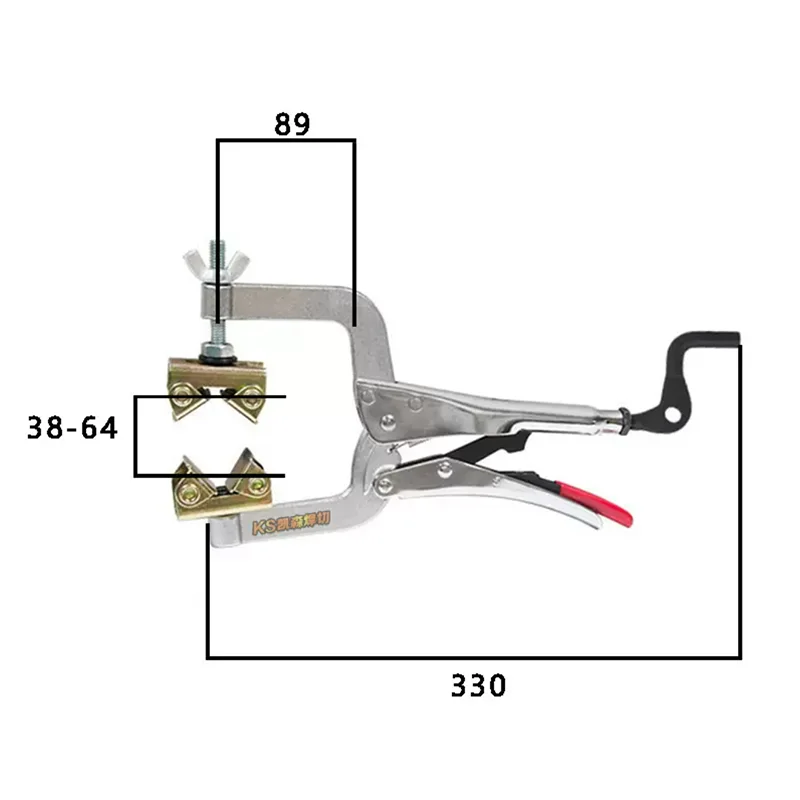 Multi-function Powerful pliers welding Pipe clamp pliers Welding tools Clamping tool for round tube butt welding