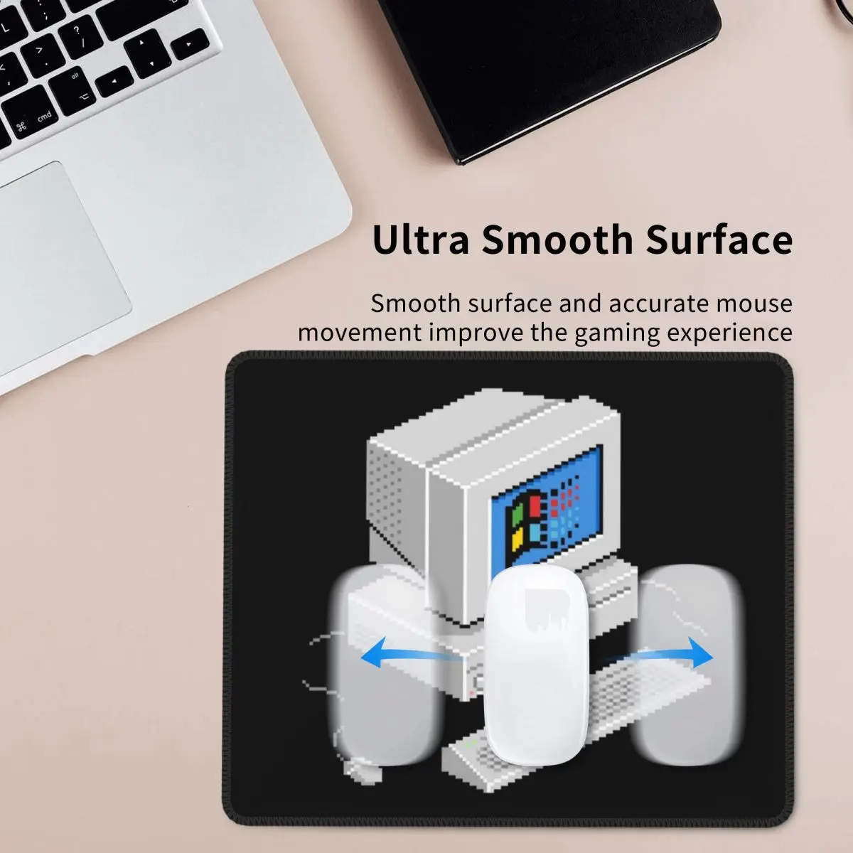 Alfombrilla de ratón Vaporwave para Windows, alfombrilla para teclado de ordenador, alfombrilla para ratón, alfombrilla de escritorio para PC, accesorios de oficina, alfombrillas para mesa