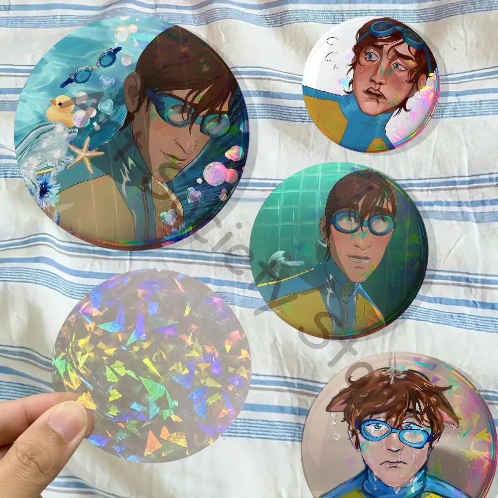 W-Waterboy Dispatch Badges Creative Tinplate Button Pins Brooch Creative Quotes Badge Clothes Backpack Jewelry Gift Merchandise
