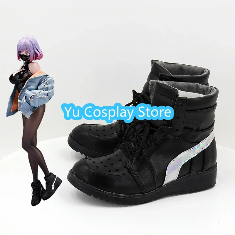 Luna Cosplay Shoes PU Leather Shoes Halloween Carnival Boots Cosplay Prop Custom Made