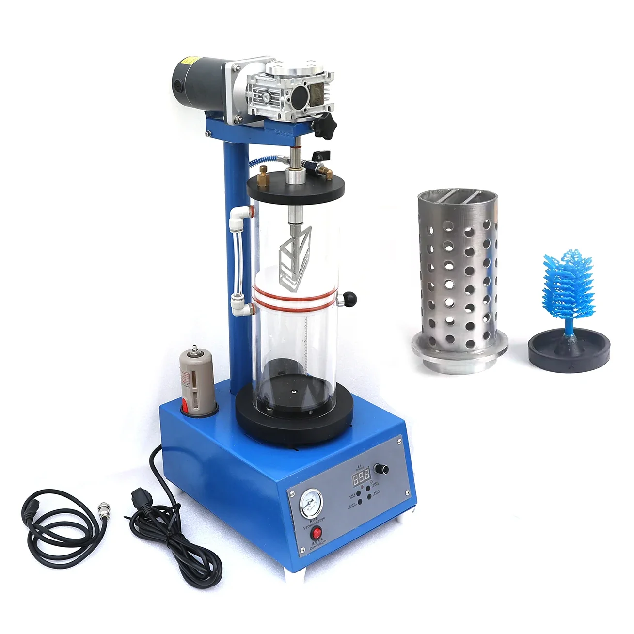 قالب خلط الجبس معدات صب الذهب والفضة والمجوهرات الدقة الصب معالجة الشمع المفقود مسحوق استثمار الضغط الفراغي