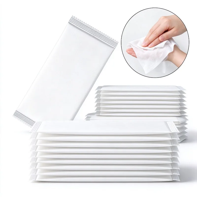 30/60/90PCS Disposable Wet Wipes Individually Packaged Portable Cleaning Wipes for Home School Camping Daily Cleaning