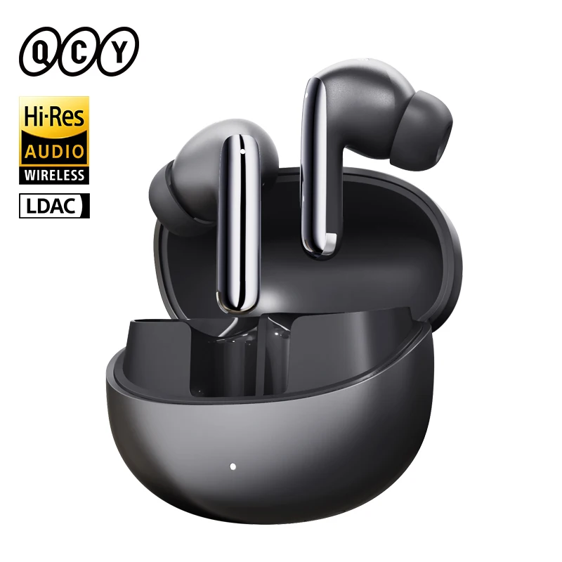 QCY MeloBuds Pro ANC Bluetooth 5.3 Earphones Wireless 46dB Hybrid ANC Hi-Res LDAC Earbuds 6 Mic Headphones 34H in-Ear Detection