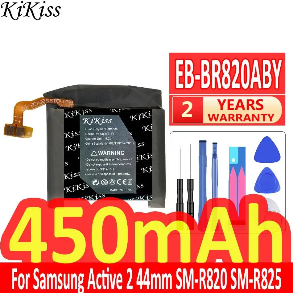 450mAh High Compatibility Reliable Power For Samsung Galaxy Watch Active 2 SM-R820 SM-R825 44mm Watch Battery EB-BR820ABY
