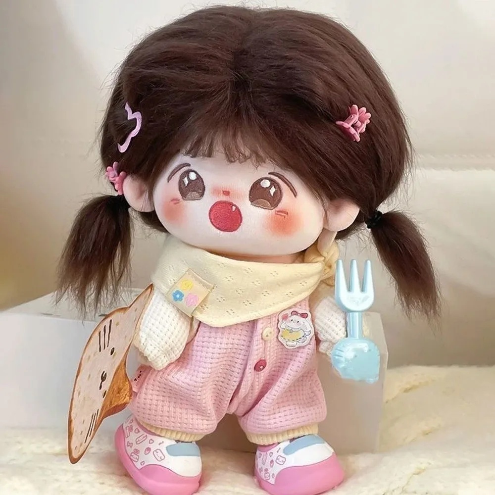 

Jumpsuit 20cm Cotton Doll Clothes Bib Cartoon Cute Doll Clothes Rabbit Pattern Cute Cotton Doll's Clothes 20cm Cotton Doll