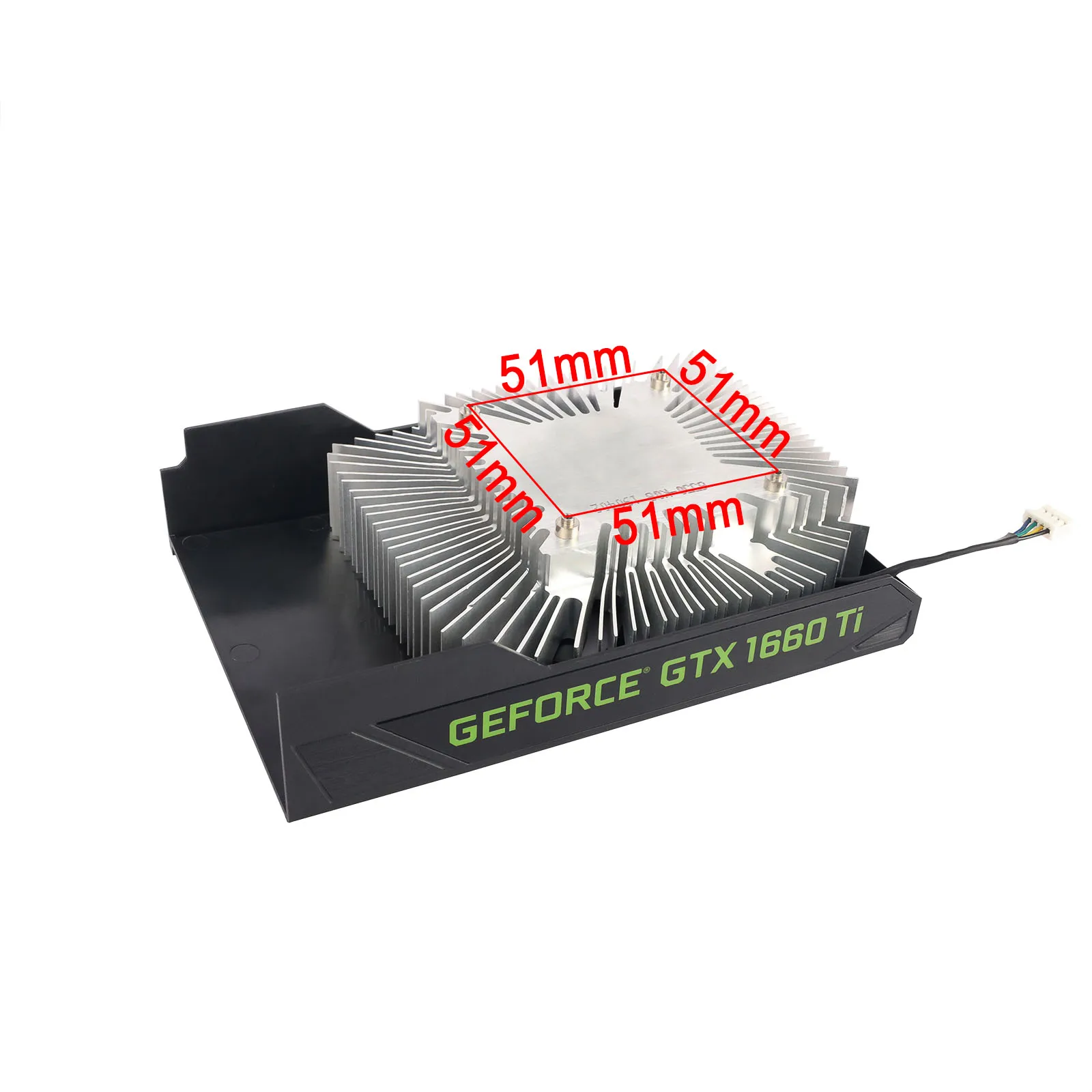 85Mm PLD09210S12HH Kartu Video Penghilang Panas untuk Lenovo Geforce GTX 1660 Ti Radiator Kartu Grafis