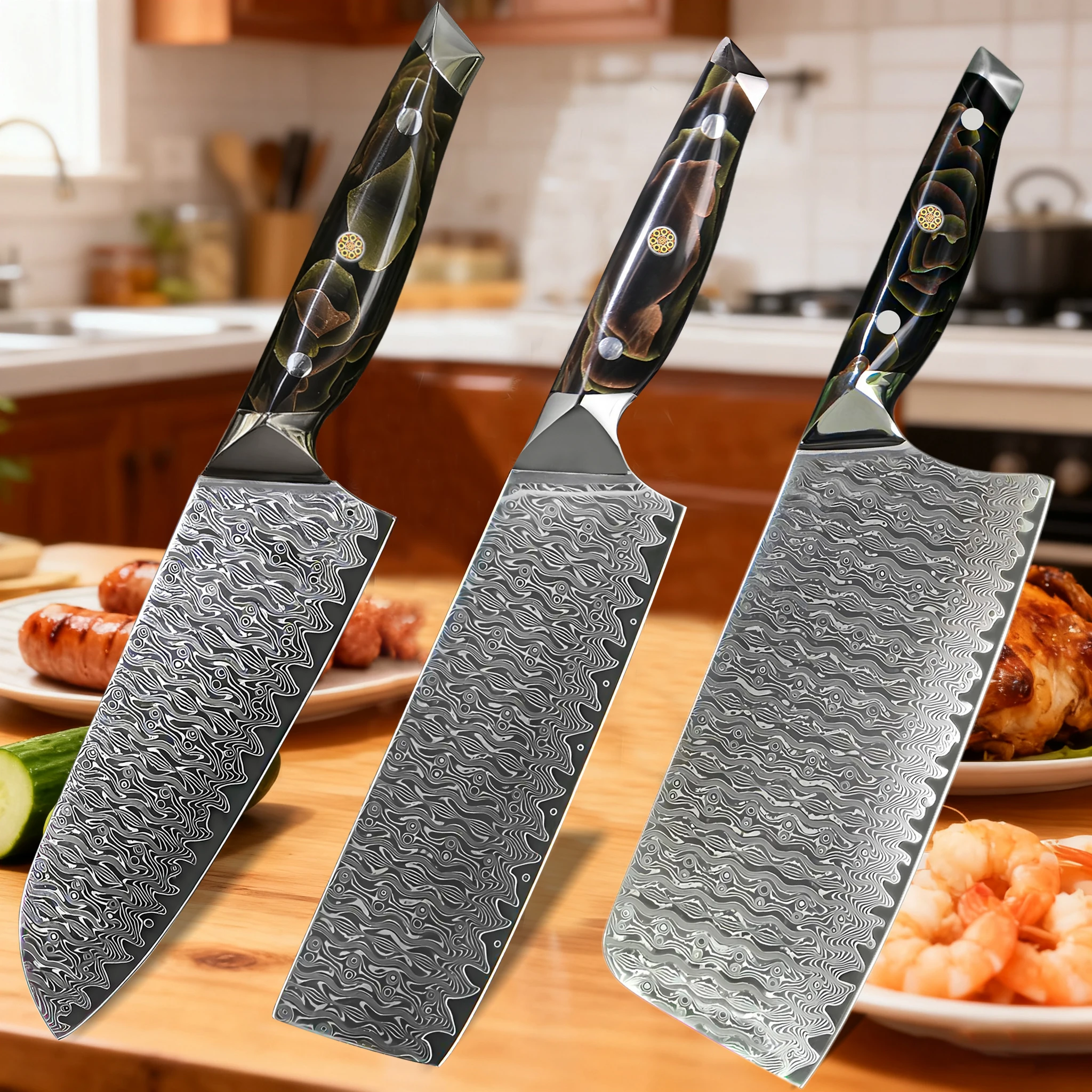 

1PC,Household Kitchen Knife Cleaver Knife Meat Vegetable Slicing Knife Cooking Tools BBQ Fruit Knife Cooking Knife Kitchen Stuff