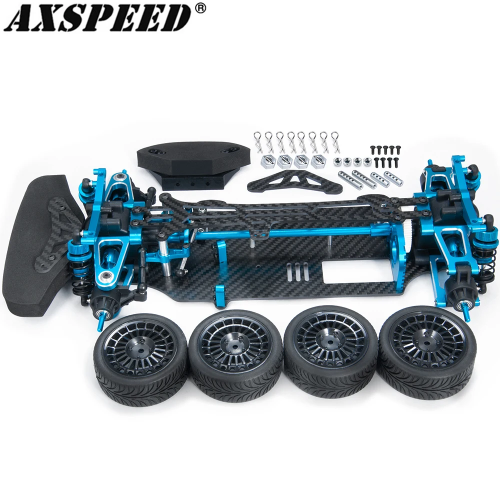 AXSPEED Tamiya TT01 Chassis Frame Kit for 1/10 SCALE RC High Perfomence On Road Drift Car Upgrade Parts