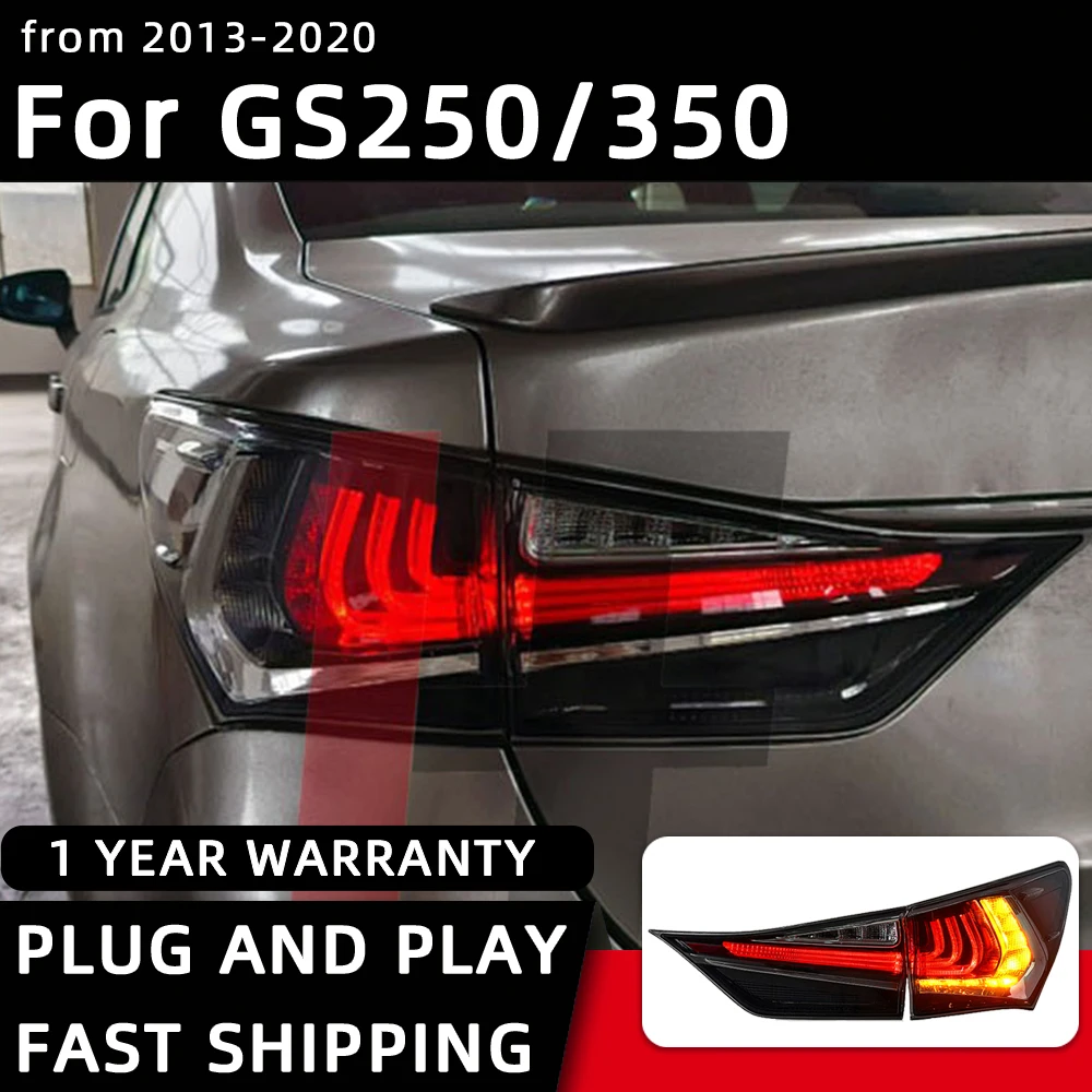 テールライト-Lexus gs250 gs350,2013-2020カーヘッドライト,Dlカー
