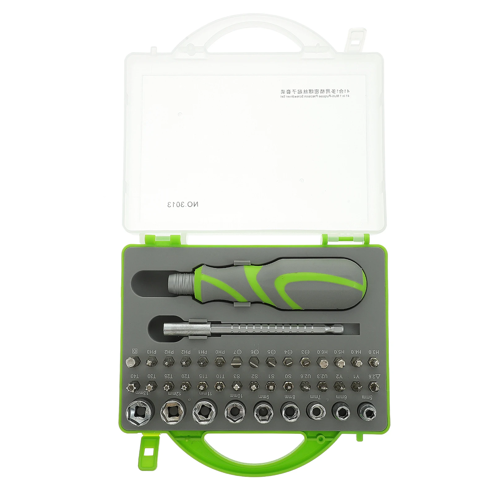 

Screwdriver Bit Precision Tools Chrome Vanadium Steel Durable Storage Box Electrician Repair Practical
