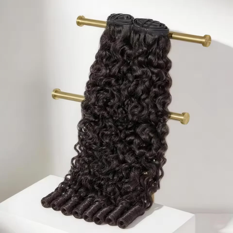 Burmese Curly Hair Bundles Pixie Curly Bundles 100% Raw Human Hair Ocean Spiral Curly Double Drawn Vietnamese Hair Weave Deep Wave