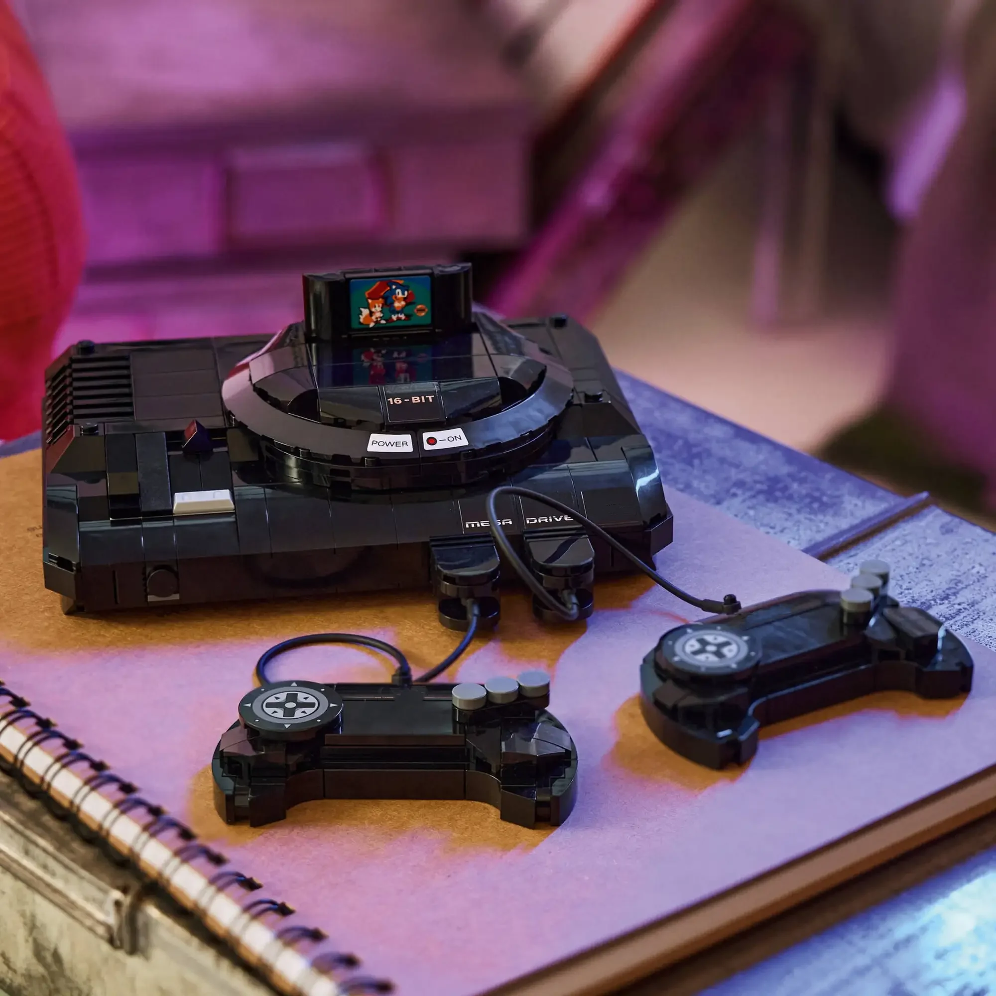 Retro Gaming Lego - Novo 2026: Console de Videogame Sonic