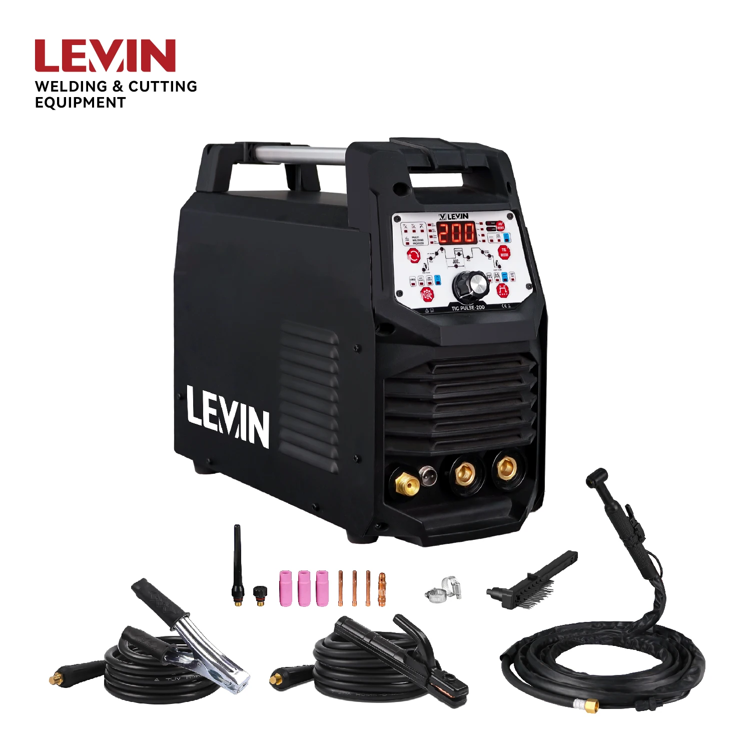 

High Frequency DC TIG LEVIN 3-in-1 Welder Pulse Lift Start Stainless Aluminum Ready Industrial Stability Easytig New Welding