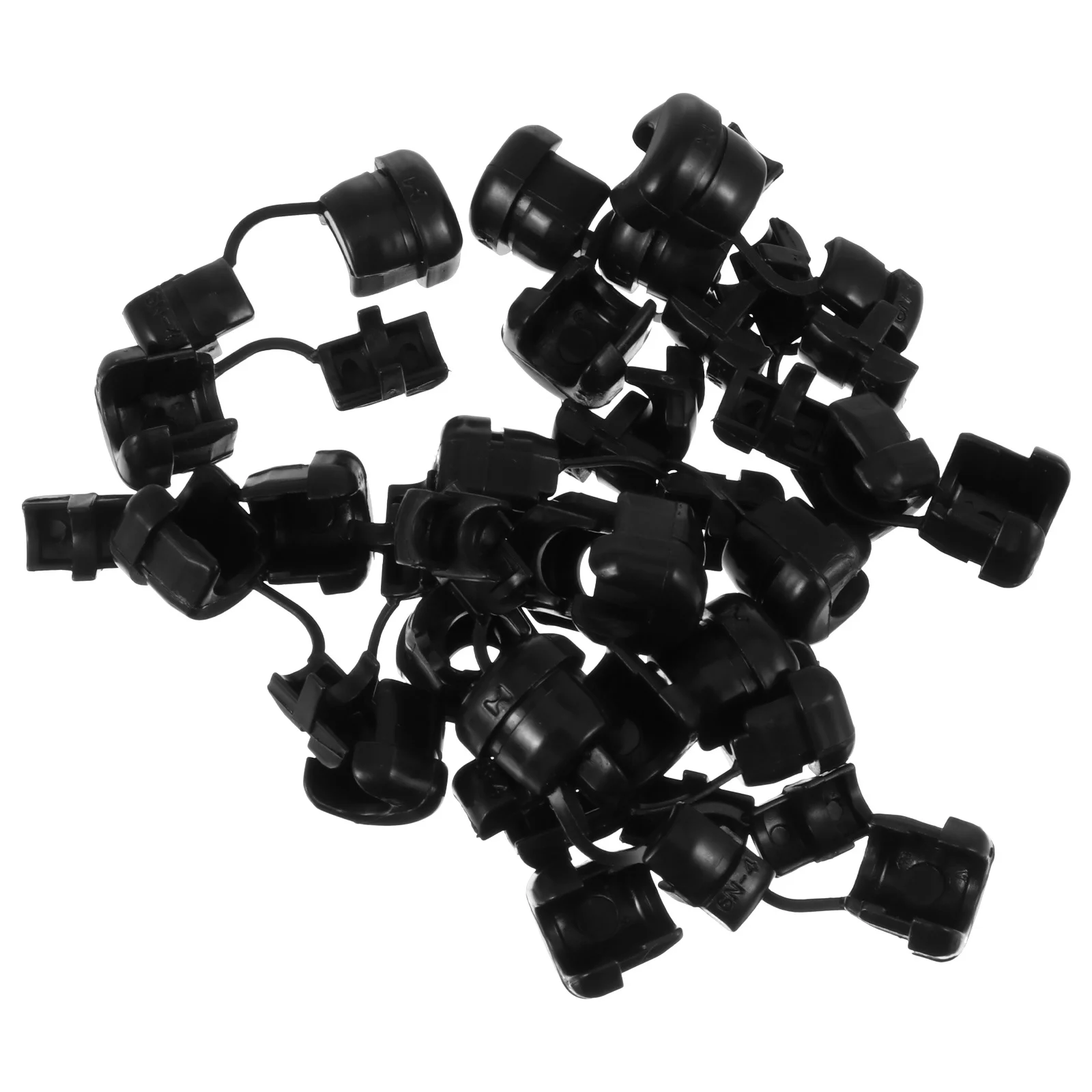 50 قطعة كابل سلالة الإغاثة بوش النايلون مشبك سلك الطاقة حامي يمتص سحب تويست الاهتزاز للأسلاك الكهربائية #5