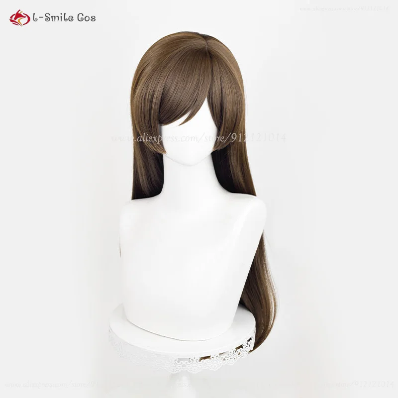 Momozono Nanami Anime Cosplay Wig 70cm Long Simulated Scalp Brown Wigs Heat Resistant Synthetic Hair