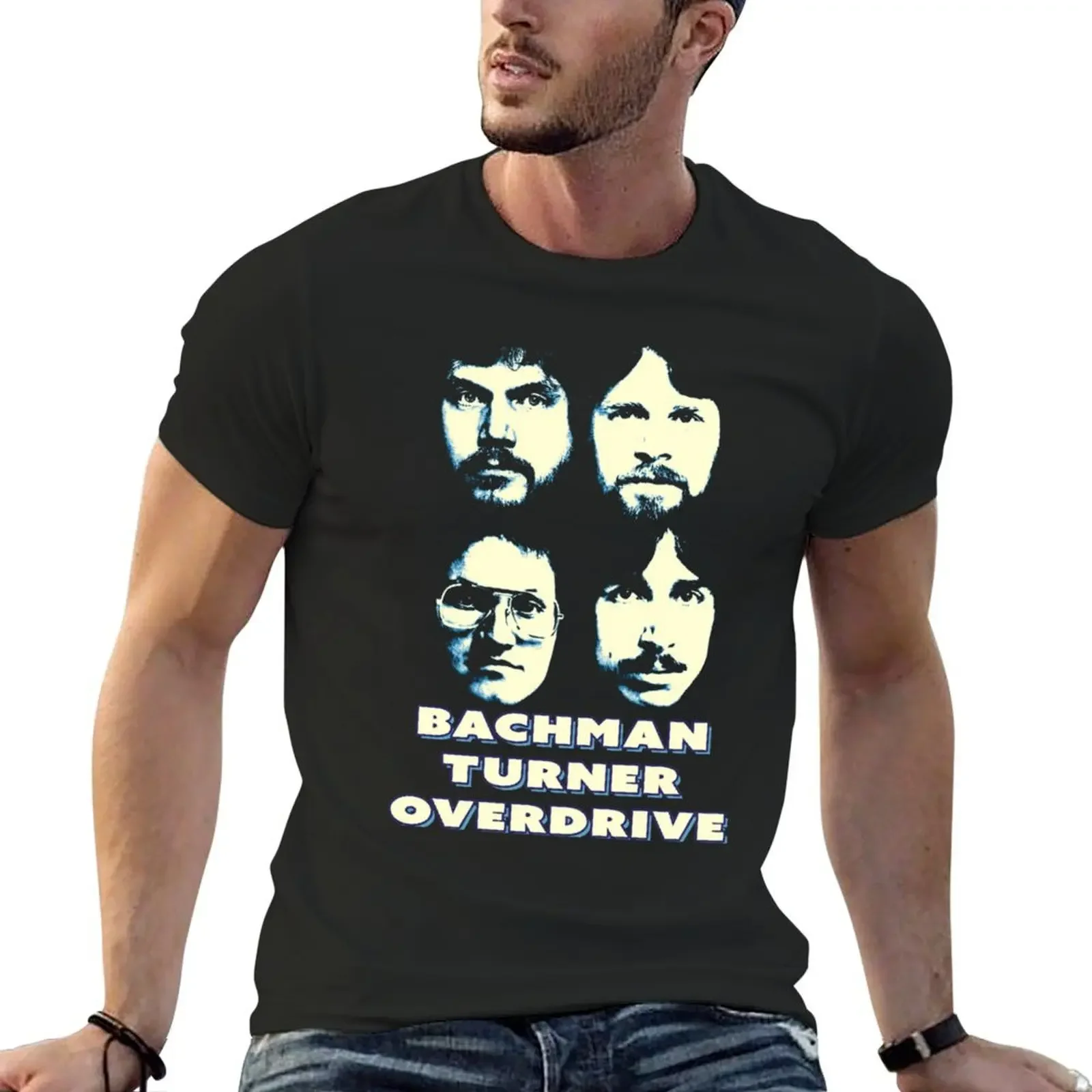 Bachman Turner Overdrive Too T-Shirt man t shirt Aesthetic clothing mens white t shirts