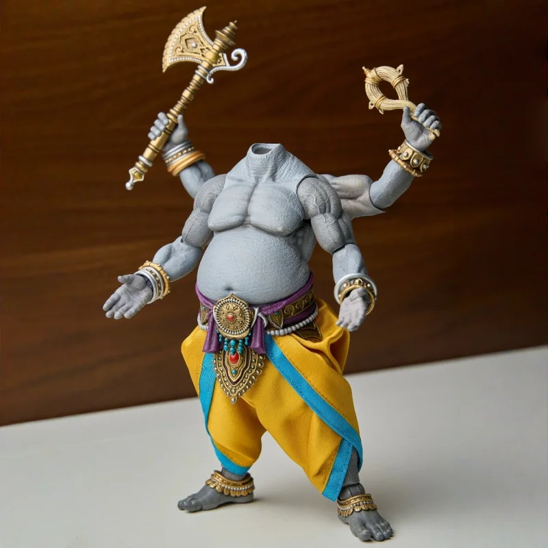 Four Horsemen Studios ガネーシャ限定版アクションフィギュア交換可能な服象神動物トレンディなおもちゃアニメグッズ
