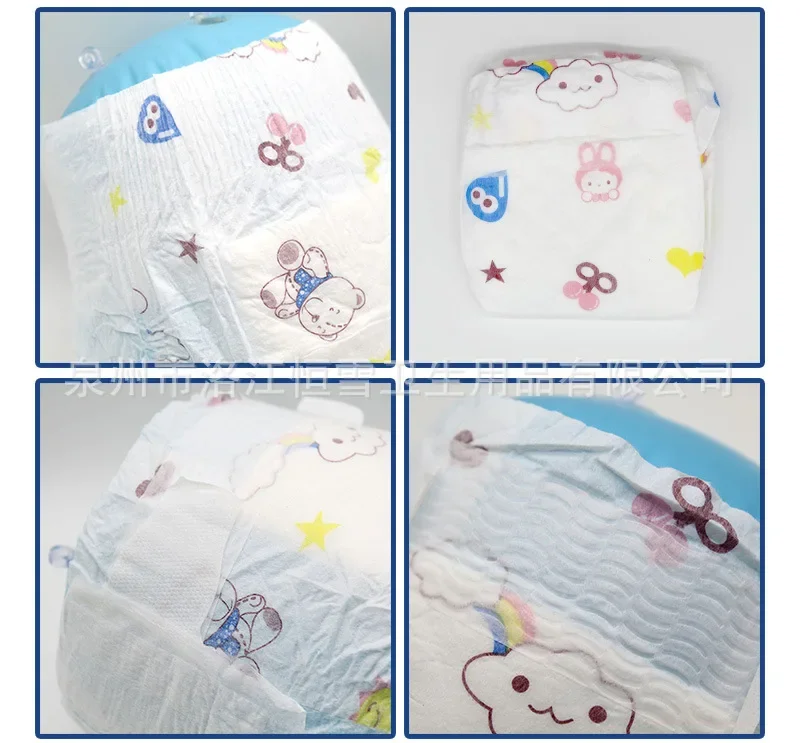 50 stks/1 pack Groothandel Wegwerp Baby Pull Up Luiers Hot Koop Zachte Dunne Ademend Super Absorberende Slipje Nappy voor pasgeborenen