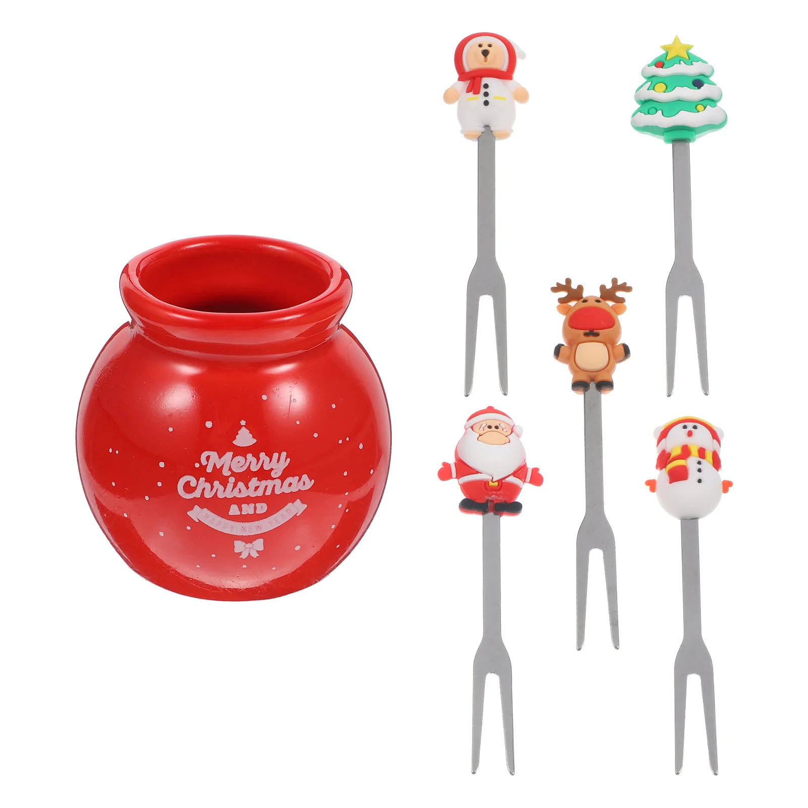 

1Set Stainless Steel Fruit Forks Set Premium Reusable Cocktail Forks for Holiday Party Wedding Cake Cupcake Snacks Dining