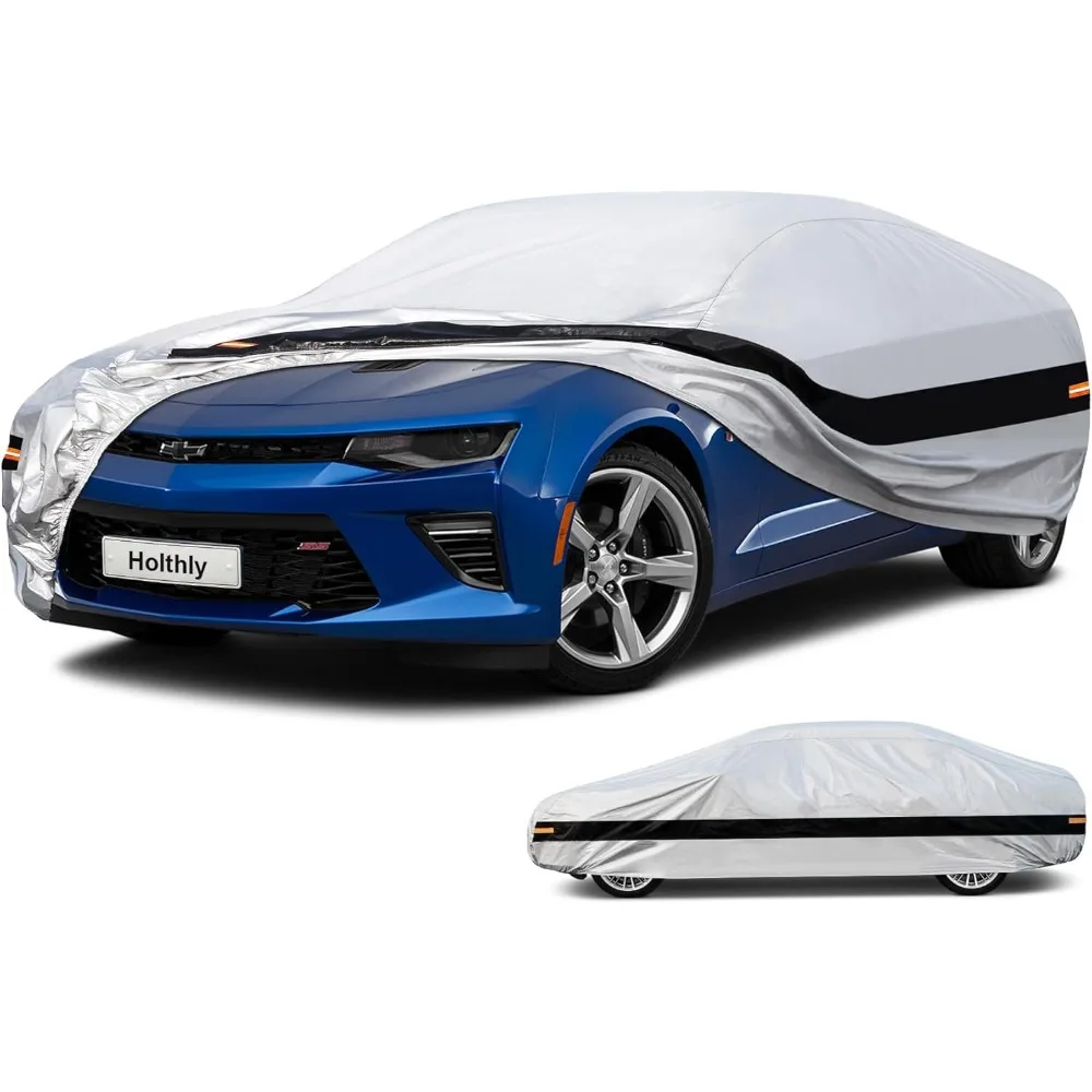 

All-Weather 10-Layer Car Cover for Complete Protection Against Rain, Snow, UV Rays, and Dust