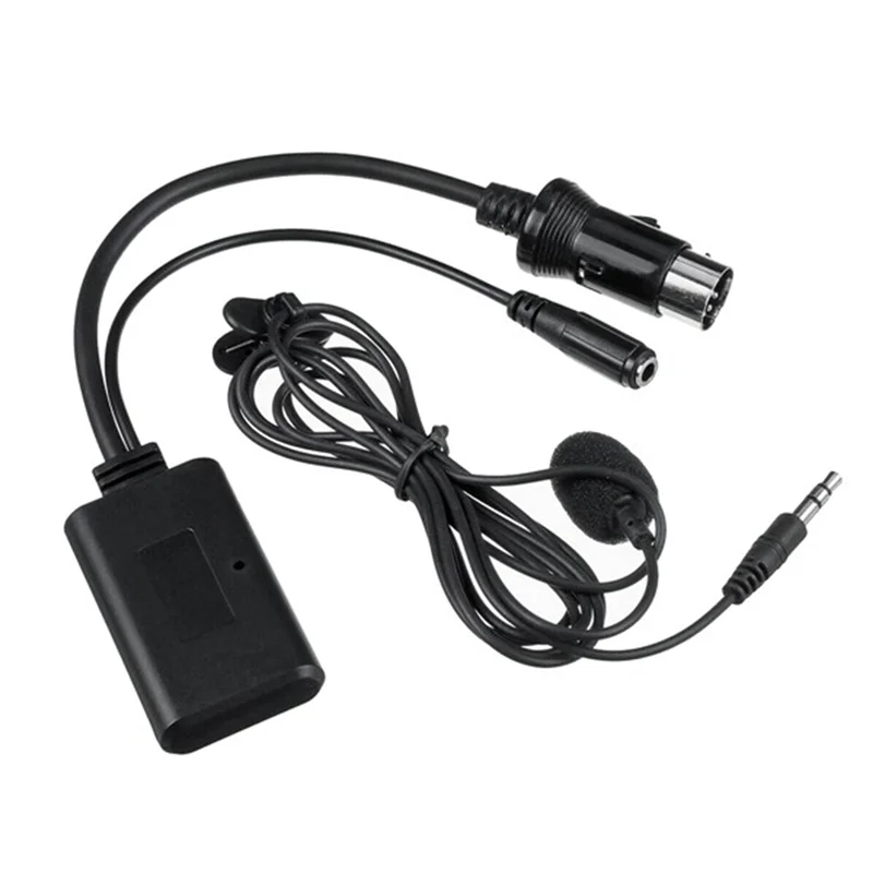 For Alpine KCM-123B M-BUS 8Pin Car AUX Bluetooth 5.0 Audio HIFI Cable Adaptor Microphone