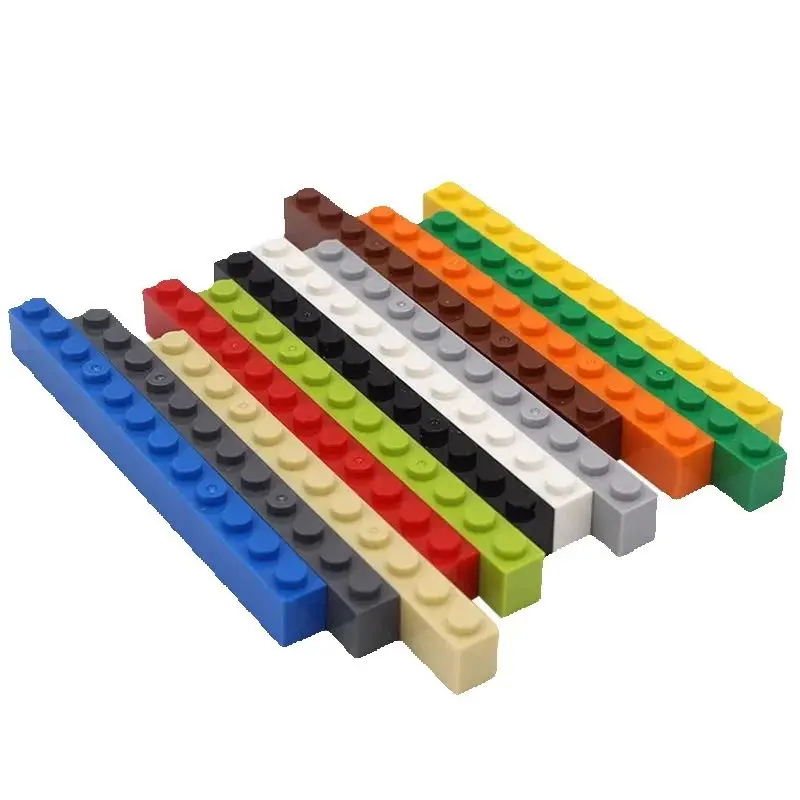 

50g/11PCS 6112 DIY Building Blocks 1x12 Dots Thick Figures Bricks Educational Creative Compatible With Brands Toys for Children