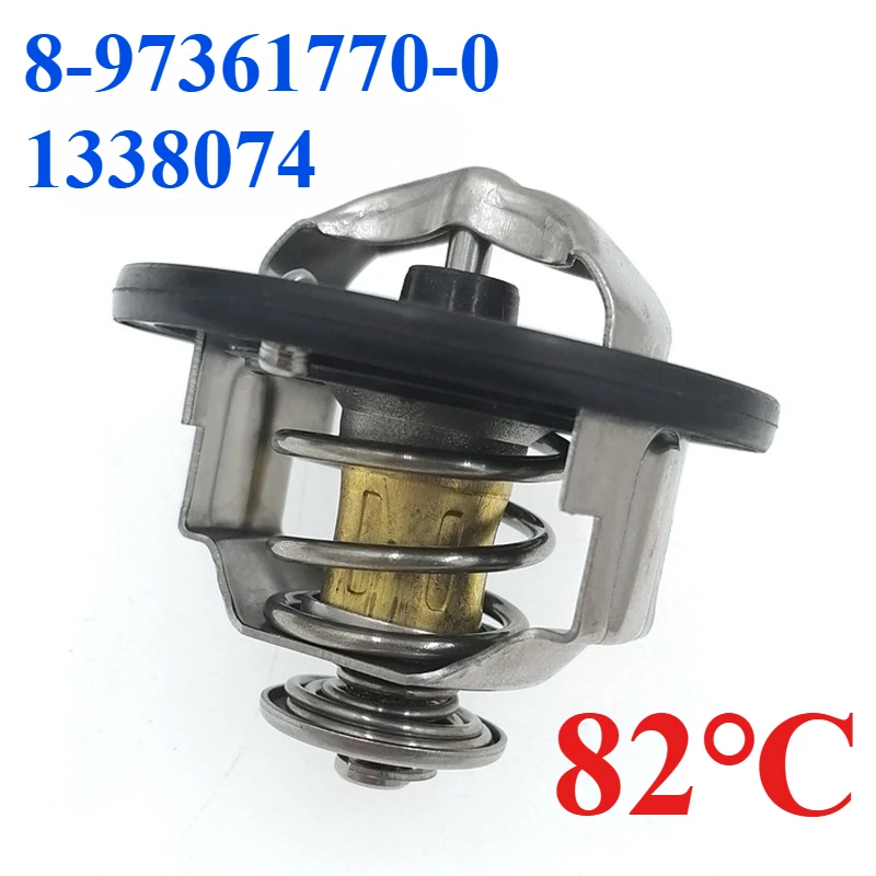 

82℃ Thermostat 8-97361770-0 8973617700 1338074 94214962 6338036 For ISUZU BEDFORD OPEL CAMPO VAUXHALL BRAVA Pickup FRONTERA MIDI