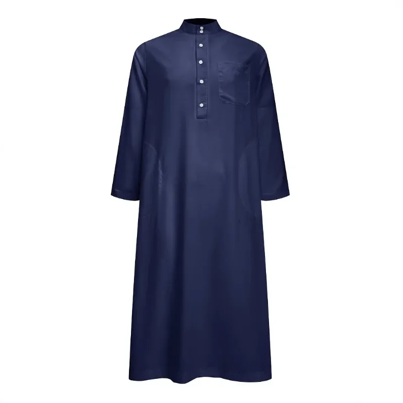 2025 Men's Middle East, Round Turtleneck, Arab, Famous Clothing, Men's Clothing, Robe, Hot Sale, Spot FN10-ZJ230182