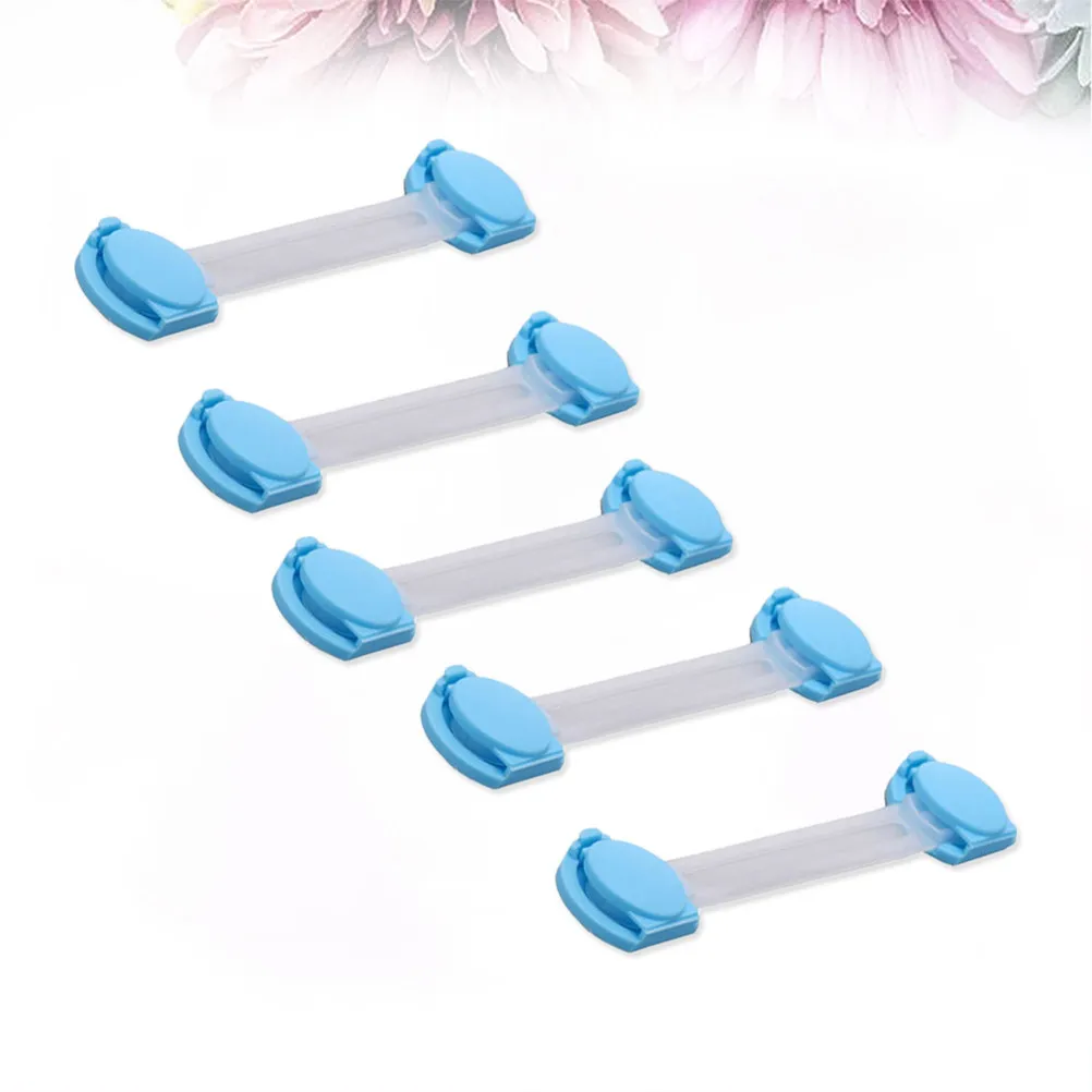 

5Pcs Baby Safety Locks Child Proof Cabinet Drawer Locks No Tools Needed Finger Trap Prevention for Cupboard Wardrobe