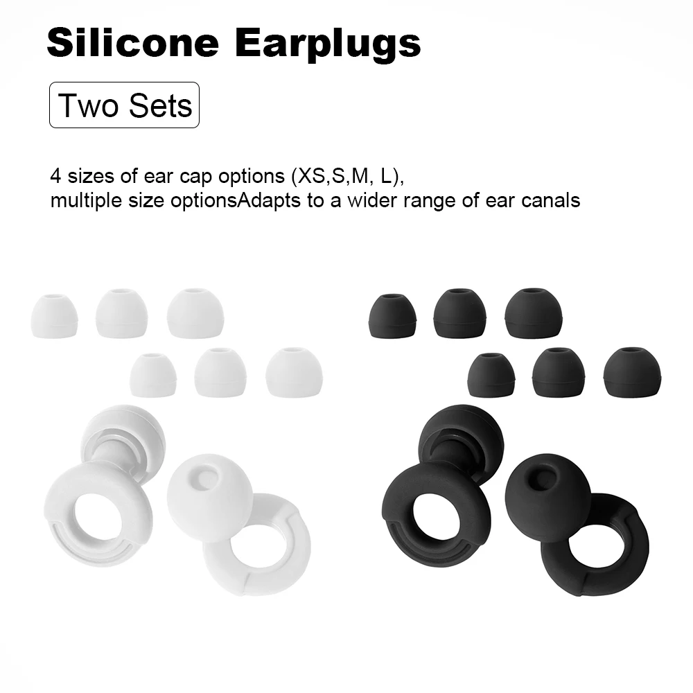 

2 комплекта высококачественных многоразовых беруш HUAK — шумоподавление для музыки, концертов, фестивалей, музыкантов, барабанщиков, диджеев