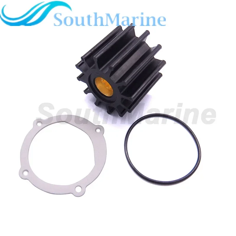 Water Pump Impeller for Johnson 09-812B-1 /for Yamaha 6TA-12457-00 /for Jabsco 13554-0001 13554-0001-P / for Yanmar Outboard Eng