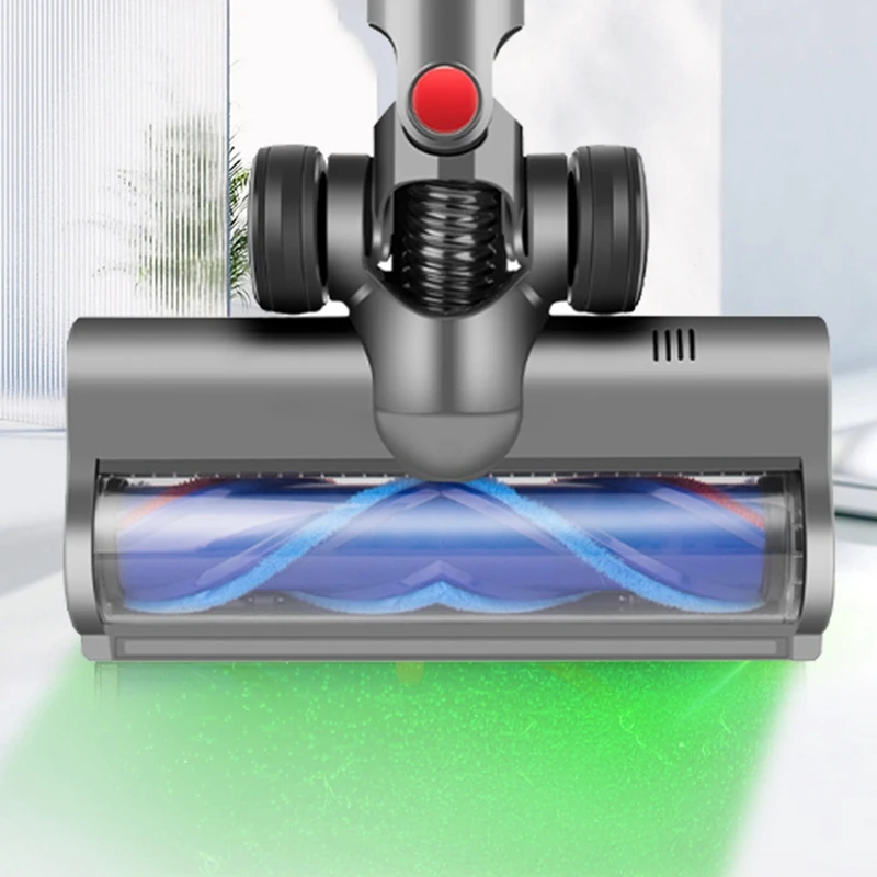 Brosse de nettoyage de tête de moteur à dégagement rapide pour Dyson V10 Slim V12, accessoire de rêve mince avec lumières anti-poussière LED pour sol dur