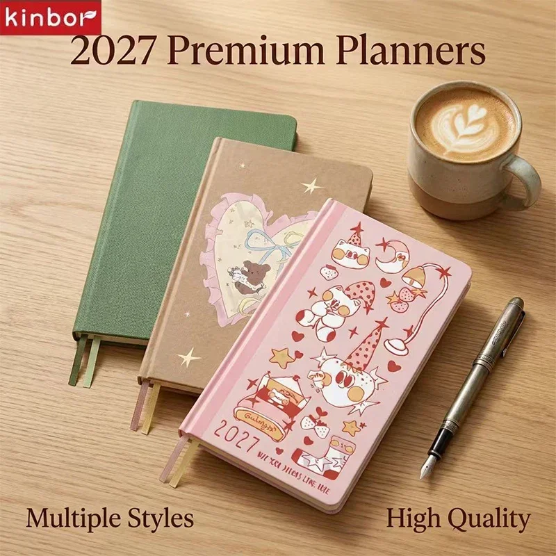 2027 Weekly Planner Pocket Size Notebook Week Plan Notepad Schedule Planning Books Punch Efficiency Manual Daily Writing