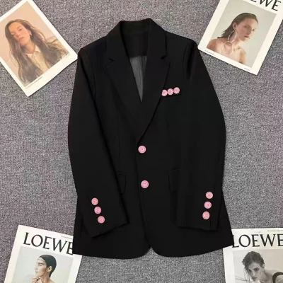 

Women New Minority Mujer Chaqueta Premium Korea Chic Y2k High Street Coats Premium All-match Solid Office Lady Top