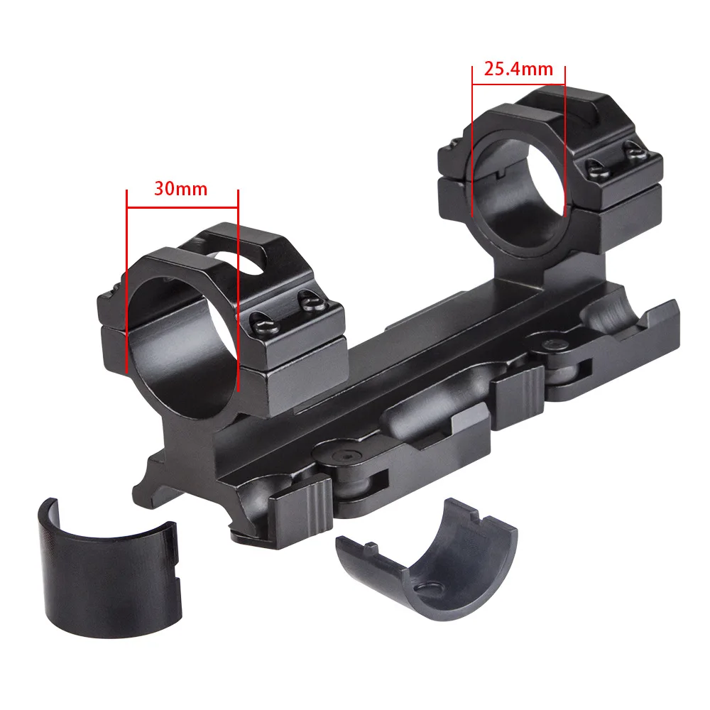 Imagem -04 - Vista Que Conecta o Dispositivo Bonde Inclinado do Suporte do Braço Montagem do Espaço para o Esporte Exterior Trilho de 20 mm Ar15 m4 Diâmetro da Tubulação 254 30 mm