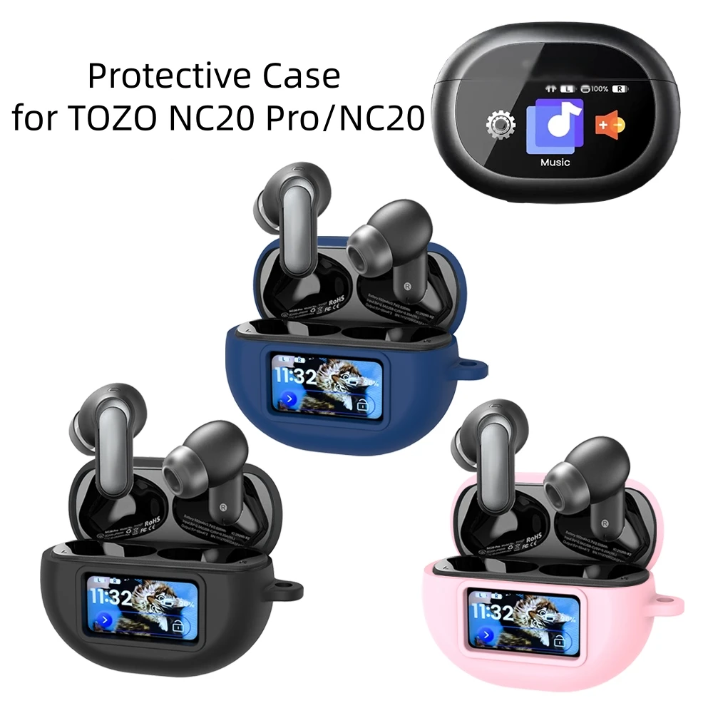 

For TOZO NC20 Pro/NC20 Headphone Protective Case Shockproof and Dustproof Case