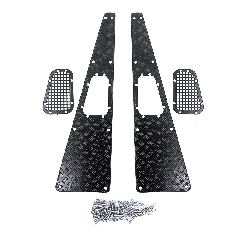 

Stainless Steel Hood Skid Plate Set For Traxxas TRX4 Land Rover Defender RC Model Car Upgrade Parts