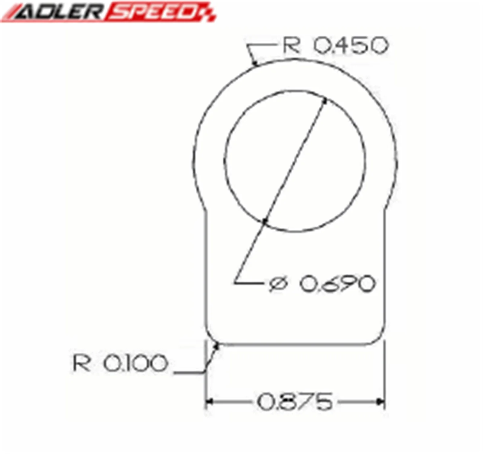 Universal 8AN AN-8 Fuel Rail Raw Extrusion Dash Length: 500mm (1.64 Feet) / 330mm(1.08 Feet)